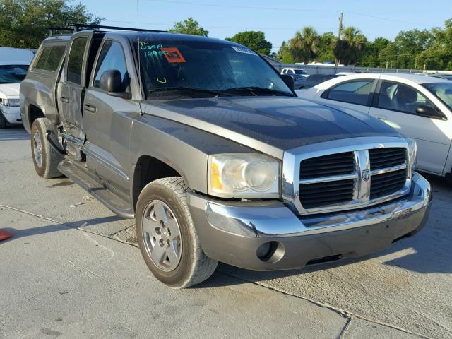 1D7HE58N65S214283 - 2005 DODGE DAKOTA QUA GRAY photo 1