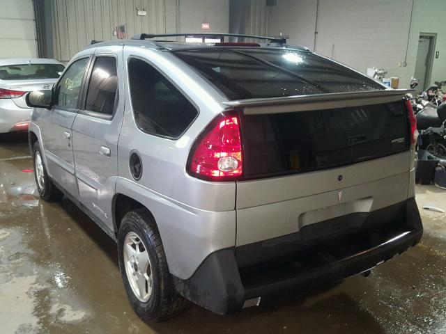 3G7DB03E94S503929 - 2004 PONTIAC AZTEK SILVER photo 3