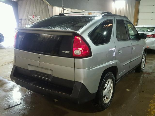 3G7DB03E94S503929 - 2004 PONTIAC AZTEK SILVER photo 4