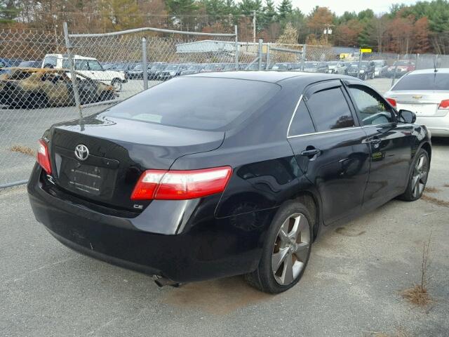 4T1BE46K57U147309 - 2007 TOYOTA CAMRY NEW BLACK photo 4