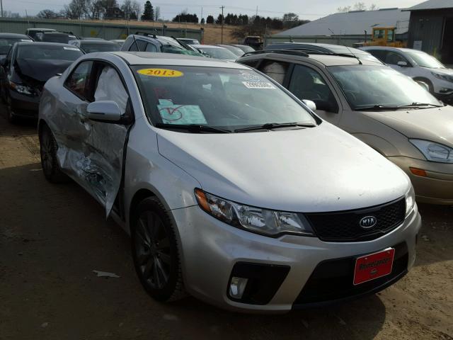 KNAFW6A3XD5664509 - 2013 KIA FORTE SX SILVER photo 1