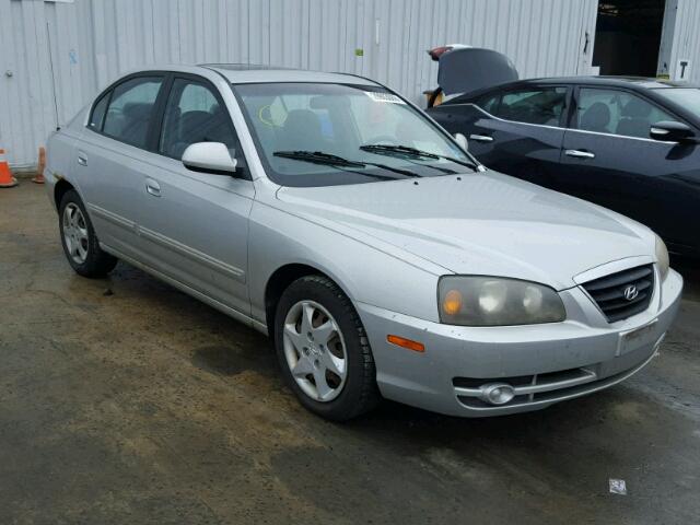 KMHDN46D54U776915 - 2004 HYUNDAI ELANTRA GL GRAY photo 1