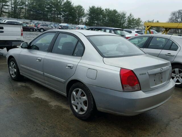 KMHDN46D54U776915 - 2004 HYUNDAI ELANTRA GL GRAY photo 3