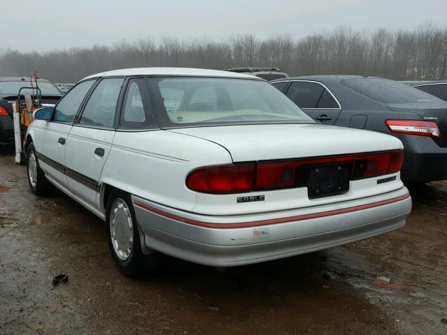 1MECM5041NA657696 - 1992 MERCURY SABLE GS WHITE photo 3