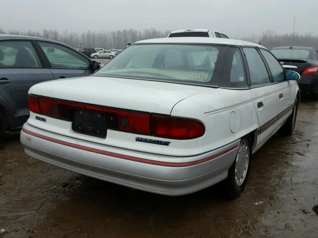 1MECM5041NA657696 - 1992 MERCURY SABLE GS WHITE photo 4