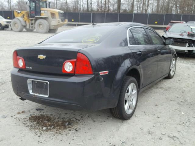 1G1ZB5EB1AF260018 - 2010 CHEVROLET MALIBU LS 灰色 照片 4
