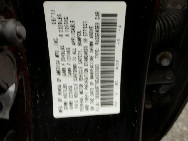 19UUA9F76EA000093 - 2014 ACURA TL ADVANCE BLACK photo 10