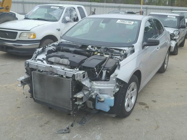 1G11B5SL3EF303449 - 2014 CHEVROLET MALIBU LS ვერცხლისფერი ფოტო 2