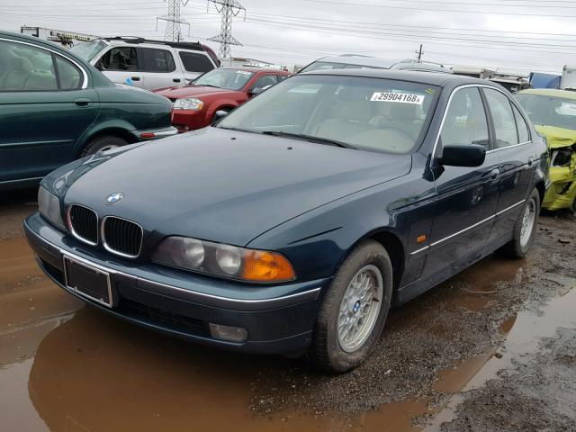 WBADD632XVBW13497 - 1997 BMW 528 I AUTO GREEN photo 2