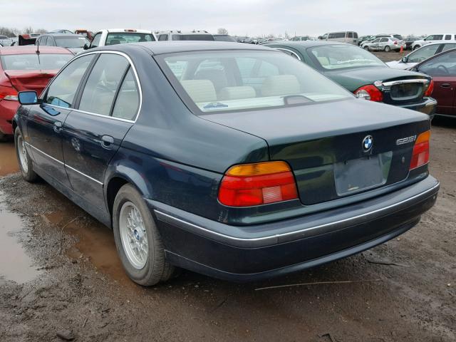 WBADD632XVBW13497 - 1997 BMW 528 I AUTO GREEN photo 3