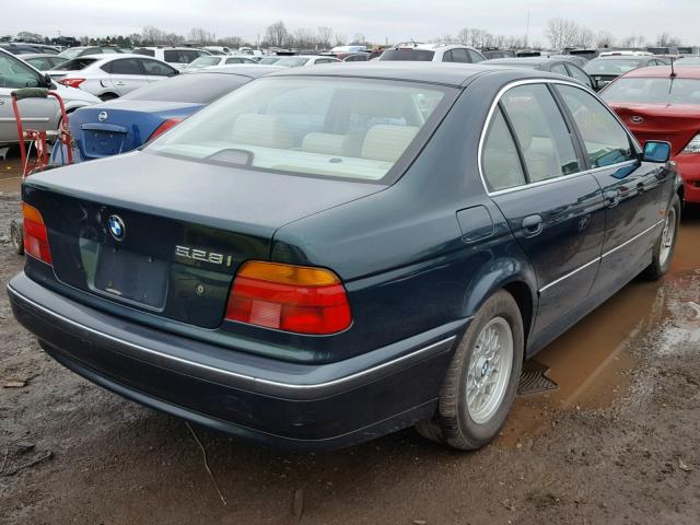 WBADD632XVBW13497 - 1997 BMW 528 I AUTO GREEN photo 4