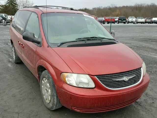 2C4GP34342R644562 - 2002 CHRYSLER TOWN & COU MAROON photo 1