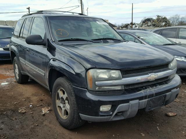 1GNDT13S722453901 - 2002 CHEVROLET TRAILBLAZE BLACK photo 1