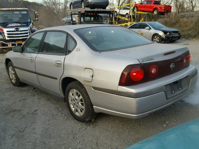 2G1WF52E929334334 - 2002 CHEVROLET IMPALA GRAY photo 3