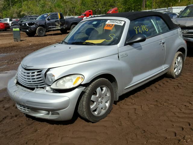 3C3AY55E15T312874 - 2005 CHRYSLER PT CRUISER SILVER photo 2