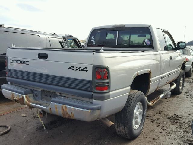 3B7HF13Z7YM236719 - 2000 DODGE RAM 1500 SILVER photo 4