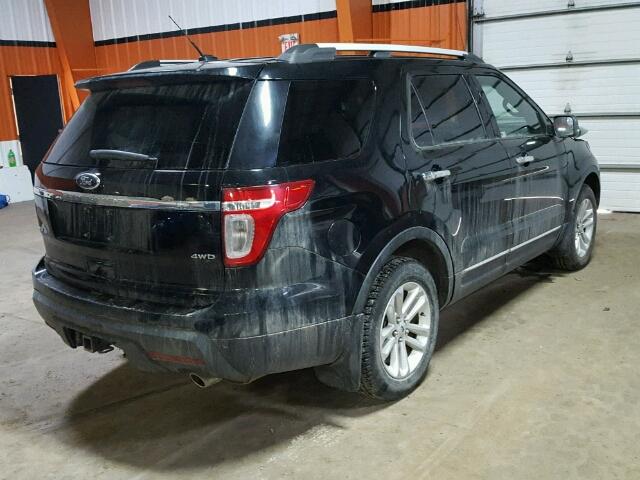 1FMHK8D87CGA00340 - 2012 FORD EXPLORER X BLACK photo 4