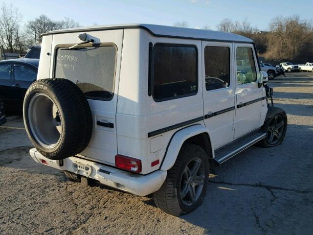 WDCYC3KF9HX269107 - 2017 MERCEDES-BENZ G 550 WHITE photo 4