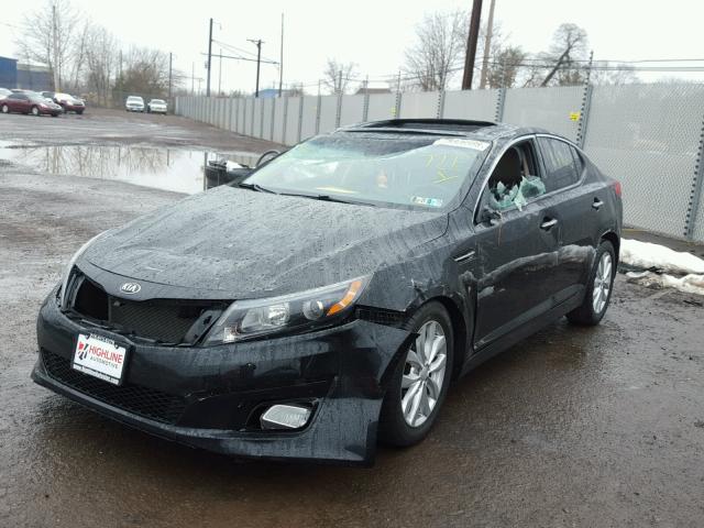 5XXGN4A77EG343543 - 2014 KIA OPTIMA EX BLACK photo 2