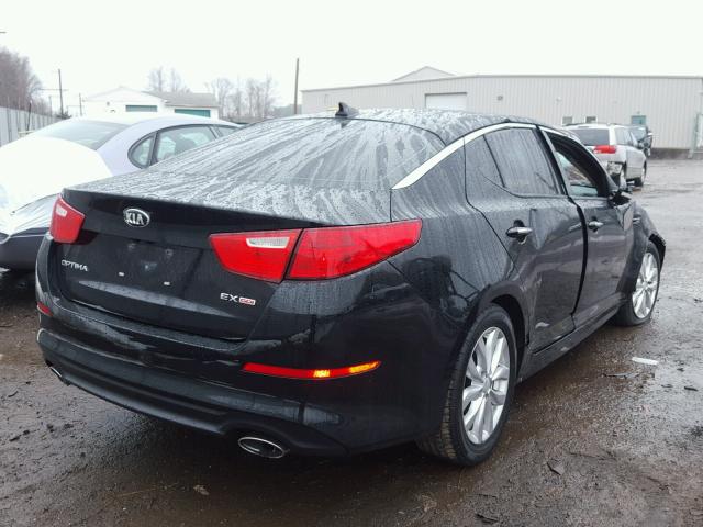 5XXGN4A77EG343543 - 2014 KIA OPTIMA EX BLACK photo 4