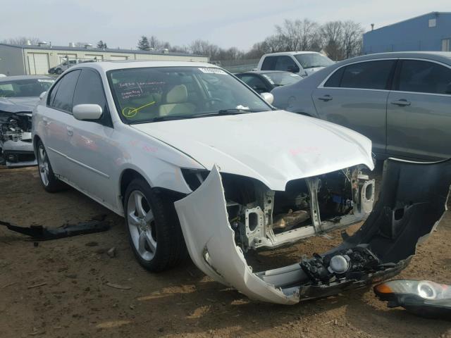 4S3BL616387222962 - 2008 SUBARU LEGACY 2.5 WHITE photo 1