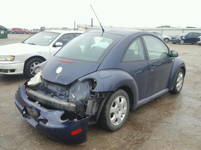 3VWCK21C83M422401 - 2003 VOLKSWAGEN NEW BEETLE 蓝色 照片 4