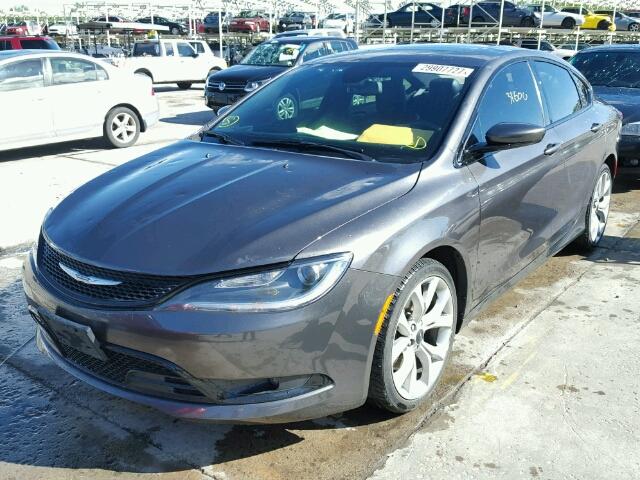 1C3CCCBB4FN550323 - 2015 CHRYSLER 200 S GRAY photo 2