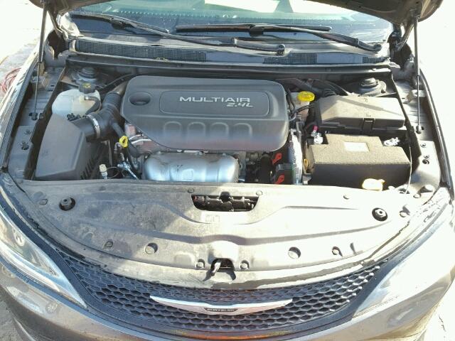 1C3CCCBB4FN550323 - 2015 CHRYSLER 200 S GRAY photo 7