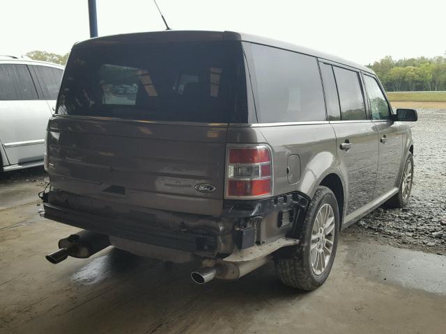 2FMGK5C87DBD38552 - 2013 FORD FLEX SEL ნაცრისფერი ფოტო 4