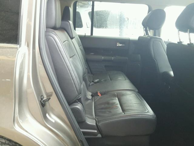 2FMGK5C87DBD38552 - 2013 FORD FLEX SEL ნაცრისფერი ფოტო 6