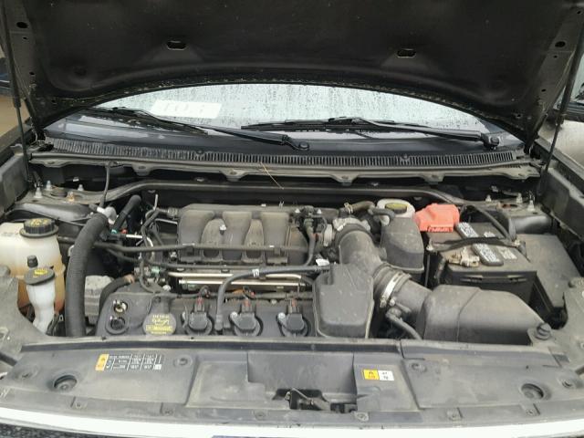 2FMGK5C87DBD38552 - 2013 FORD FLEX SEL ნაცრისფერი ფოტო 7