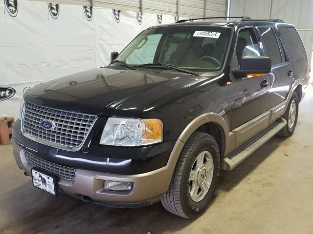 1FMFU18L73LC56461 - 2003 FORD EXPEDITION BLACK photo 2