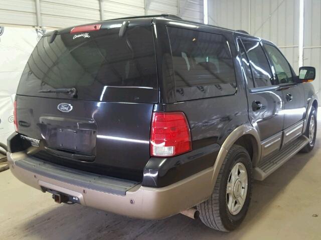 1FMFU18L73LC56461 - 2003 FORD EXPEDITION BLACK photo 4