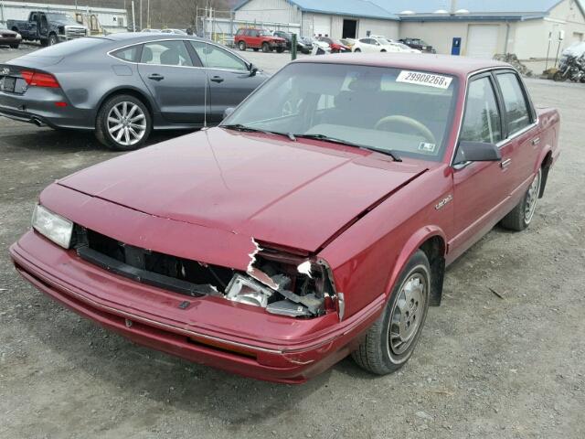 1G3AJ55M4S6343971 - 1995 OLDSMOBILE CIERA SL RED photo 2