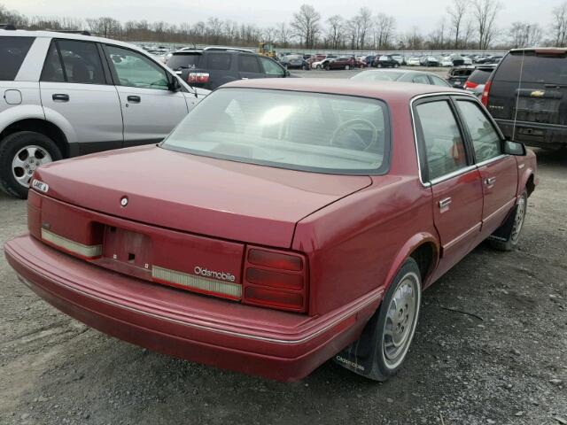 1G3AJ55M4S6343971 - 1995 OLDSMOBILE CIERA SL RED photo 4