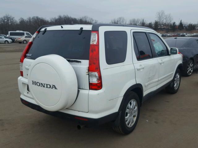 SHSRD78926U414567 - 2006 HONDA CR-V SE WHITE photo 4