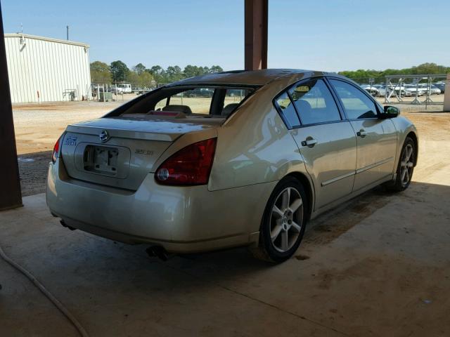 1N4BA41E84C826130 - 2004 NISSAN MAXIMA SE BEIGE photo 4