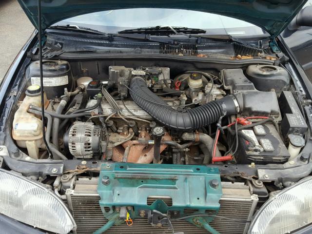 1G1JC1245VM127398 - 1997 CHEVROLET CAVALIER B BLACK photo 7