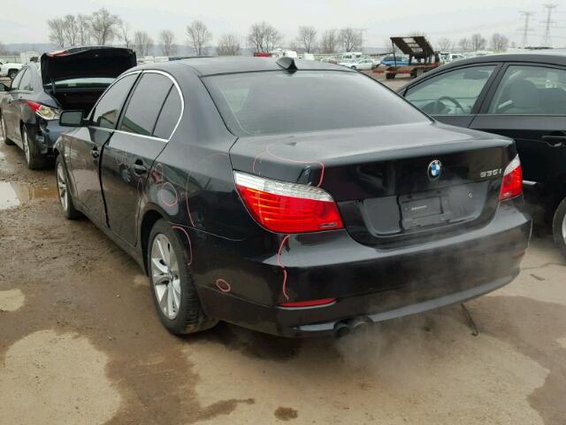 WBANV93559C133431 - 2009 BMW 535 XI BLACK photo 3