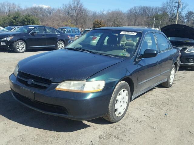 JHMCG5546XC008600 - 1999 HONDA ACCORD LX GREEN photo 2