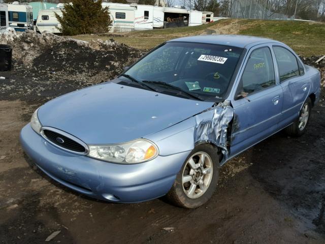 1FALP6535WK118143 - 1998 FORD CONTOUR BA BLUE photo 2