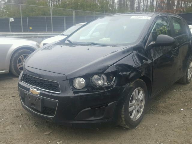 1G1JB6SH3C4171920 - 2012 CHEVROLET SONIC LS BLACK photo 9