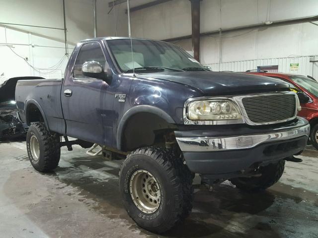 1FTRF18W21NB64200 - 2001 FORD F150 BLUE photo 1