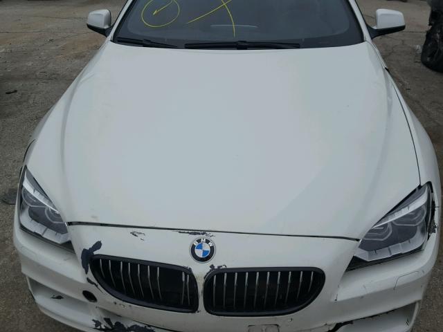 WBAYP1C58DDX00632 - 2013 BMW 650 XI WHITE photo 7