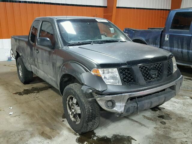 1N6AD06W95C409301 - 2005 NISSAN FRONTIER K GRAY photo 1