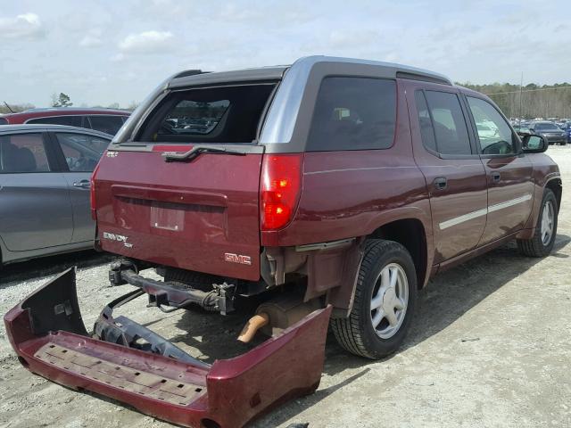 1GKES12S756169350 - 2005 GMC ENVOY XUV MAROON photo 4