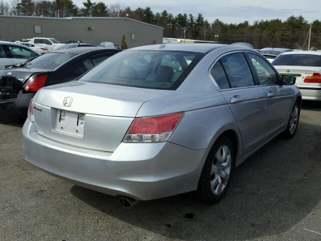 1HGCP26878A073052 - 2008 HONDA ACCORD EXL SILVER photo 4