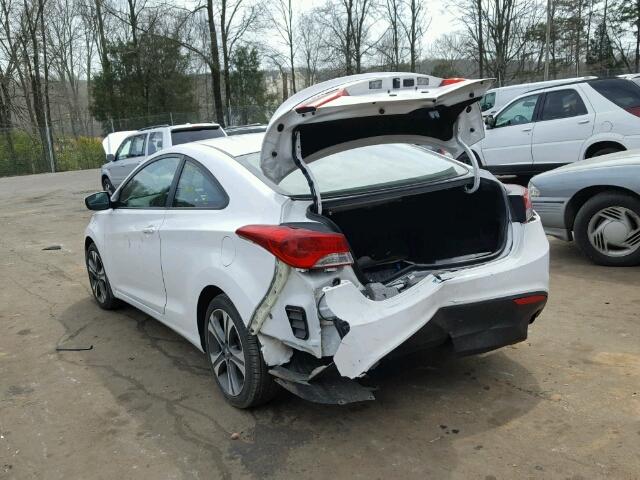 KMHDH6AE2DU011454 - 2013 HYUNDAI ELANTRA CO WHITE photo 3