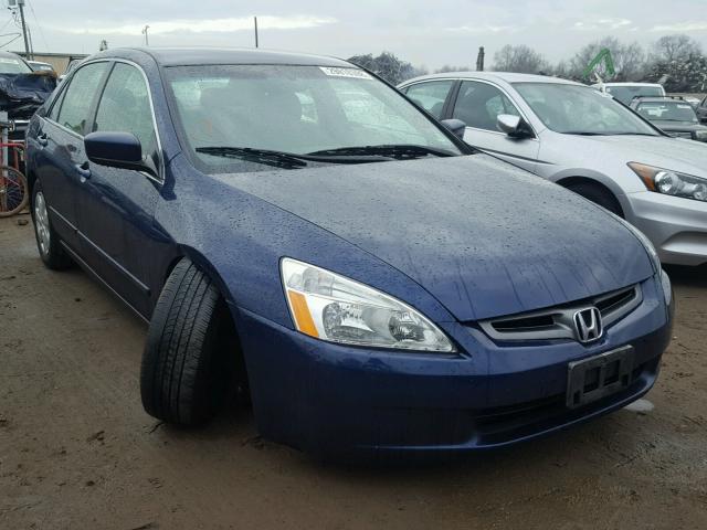 1HGCM56344A021502 - 2004 HONDA ACCORD LX BLUE photo 1