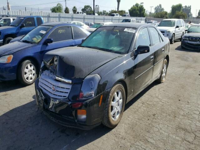 1G6DM57T670157189 - 2007 CADILLAC CTS BLACK photo 2